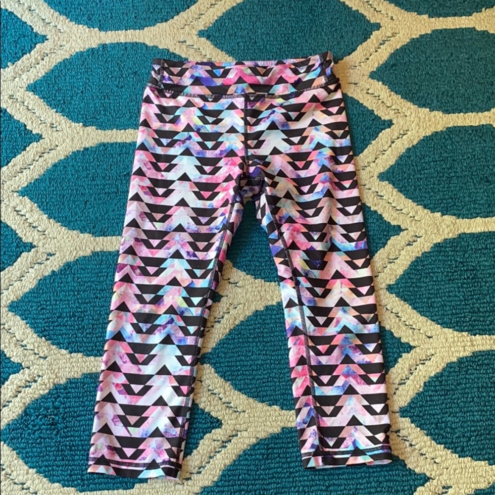 ✨ATHLETA GIRL PRINTED LEGGINGS SIZE MEDIUM 8-10✨
